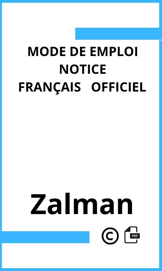 Zalman  Mode d'emploi Français